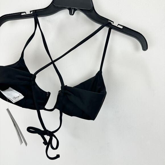 J.Crew Bikini Swimsuit Classic Sculpt Mira Hallie High Waist Set Black Small NWT - Picture 16 of 16